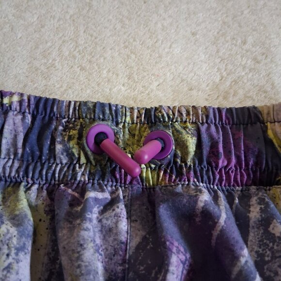 Athleta Simone Biles Girls XL 14 Purple Gray Athletic Shorts - Picture 3 of 12